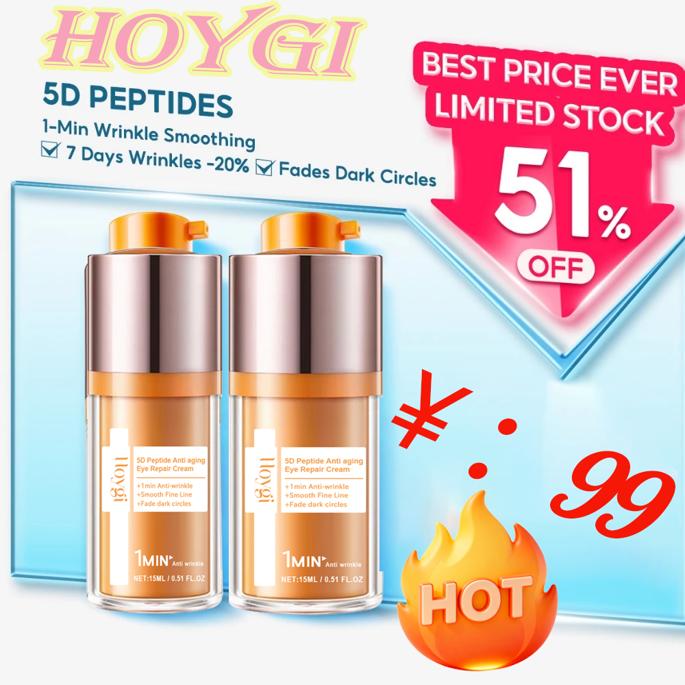 Hoygi 5D ครีมบำรุงรอบดวงตา 15ml+15ml .2 ชิ้น PAPA FEEL 5D เจลบำรุงรอบดวงตาให้ความชุ่มชื้น Peotide Eye Cream