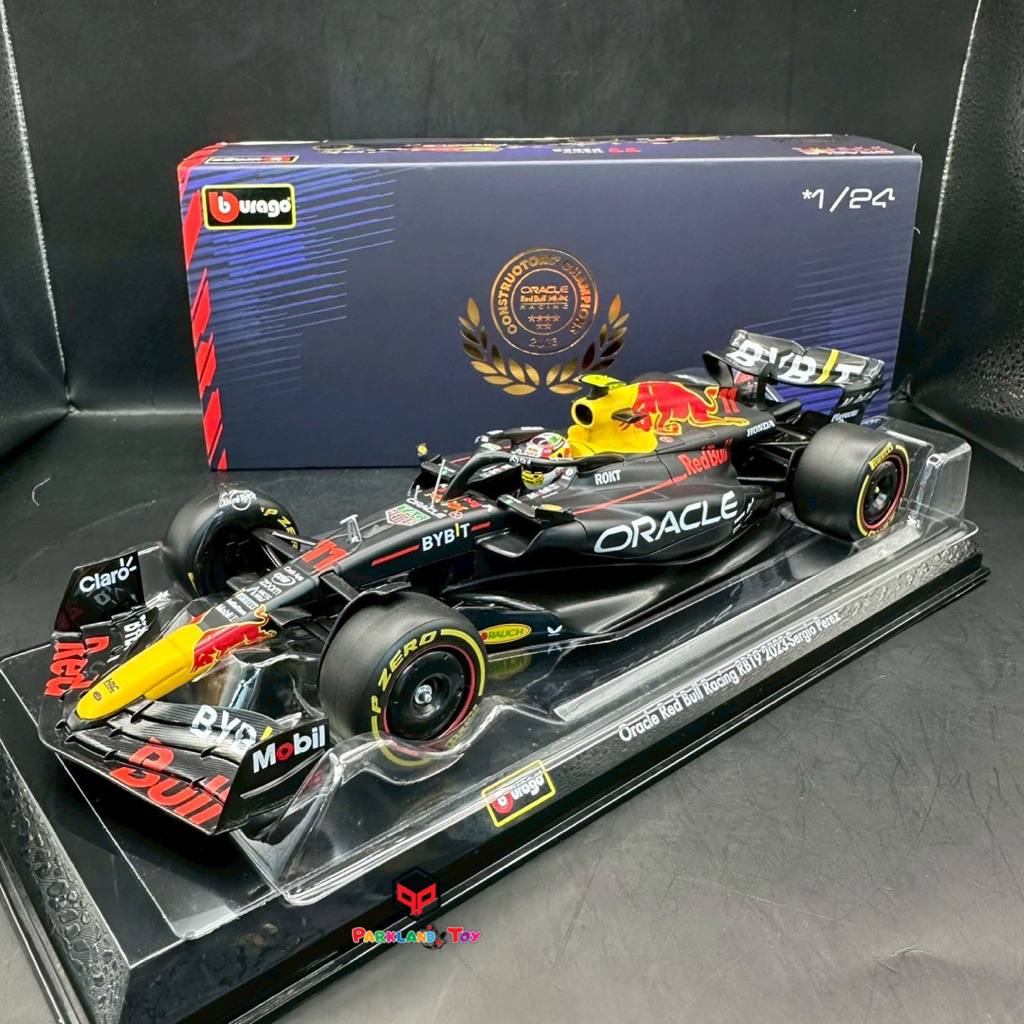 โมเดล รถ F1 ยี่ห้อ Burago สเกล 1/24 Model Car F1 Red bull2023 Sergio-Perez ยาว 24-25เซ็น
