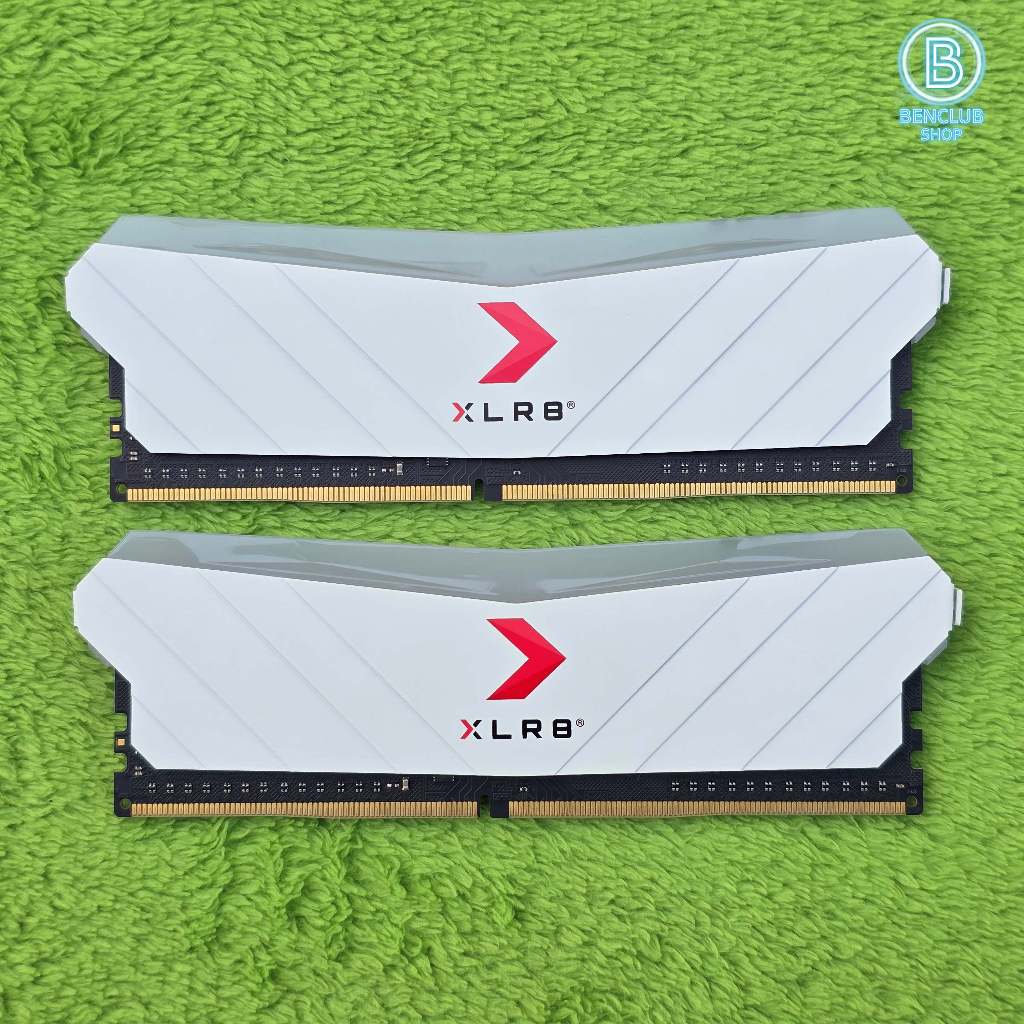 Ram (แรม) PNY XLR8 WHITE 16GB (8x2) RGB DDR4 3200MHz สินค้ามือสอง