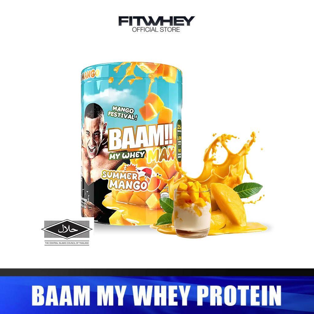BAAM MY WHEY PROTEIN MAX 10 SERVING SUMMER MANGO (LIMITED)