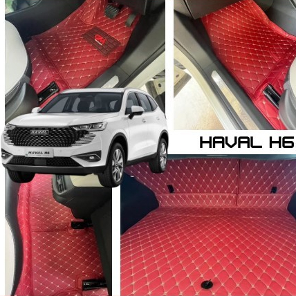 🔥พรมปูรถยนต์ 6D🔥 Haval H6 พร้อมของแถมปลอกหุ้มเบลท์ (แจ้งรุ่นปีรถในแชท)