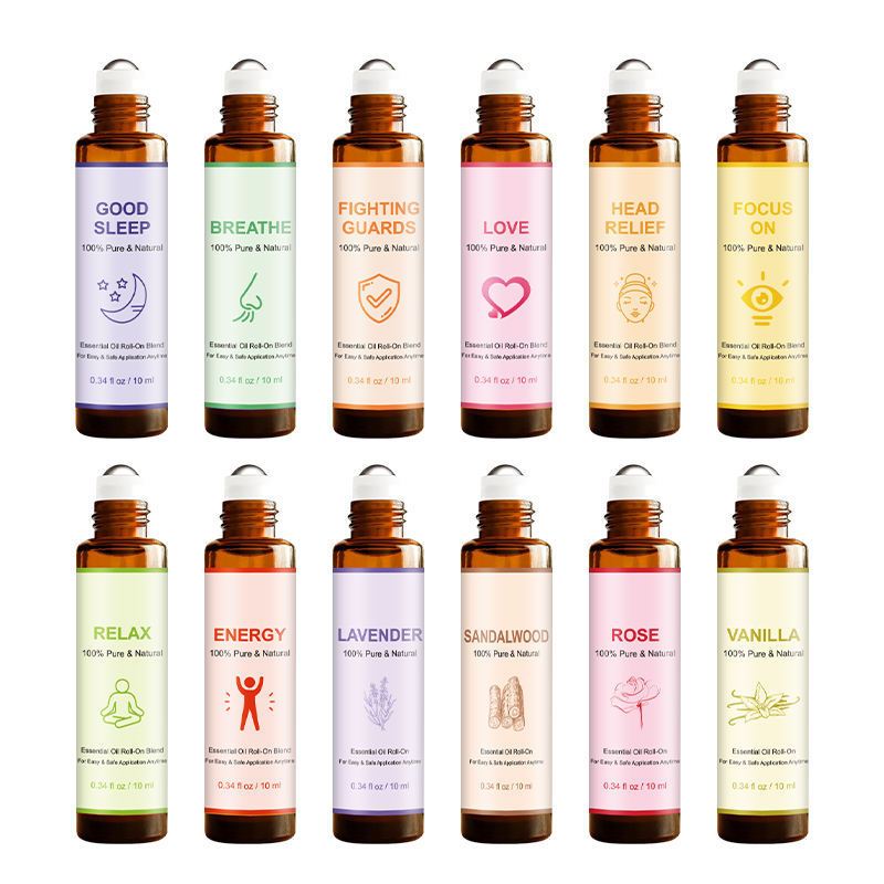 Aroma Roll-On Oil ลูกกลิ้งน้ำมันหอมระเหย ขนาด 10 ml.
