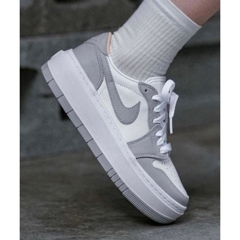 AIR JORDAN 1 LOW [WOLF GREY] ELEVATE WOLF GREY