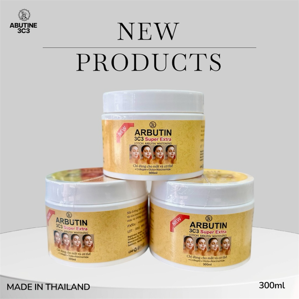 ARBUTIN 3C3 Super Extra LOTION ARBUTIN WHITENING ครีมอาร์บูติน 300ml. ราคา ถูกที่สุด ดีลบีเคเค แกลเลอรีภาพที่ 6