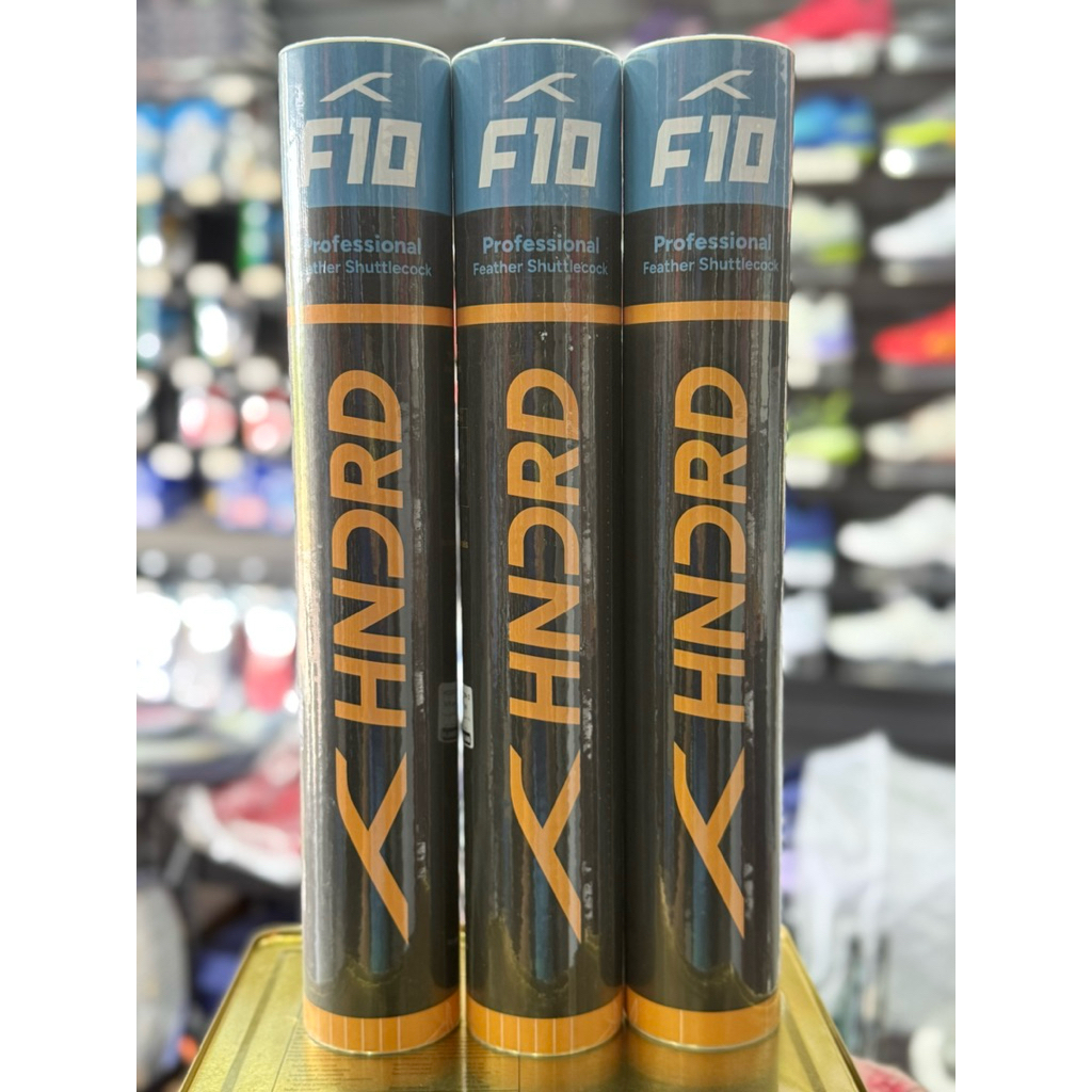 HUNDRED ลูกแบดมินตัน รุ่น F10 (SPEED 76) ขนห่านเกรดสูง ใช้ทน