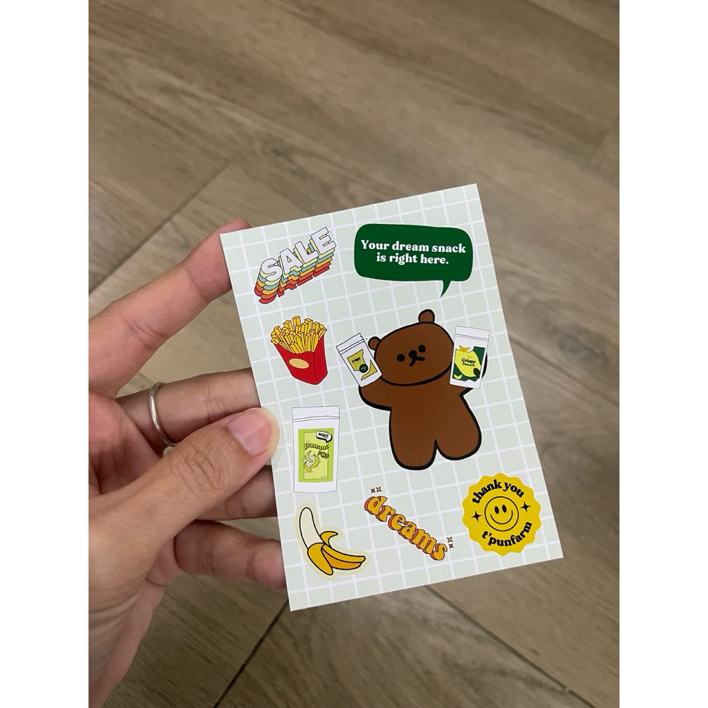 สติ๊กเกอร์ ออกแบบ หลากหลายสไตล์ ลายเฉพาะพิเศษของ tpunfarm เท่านั้น