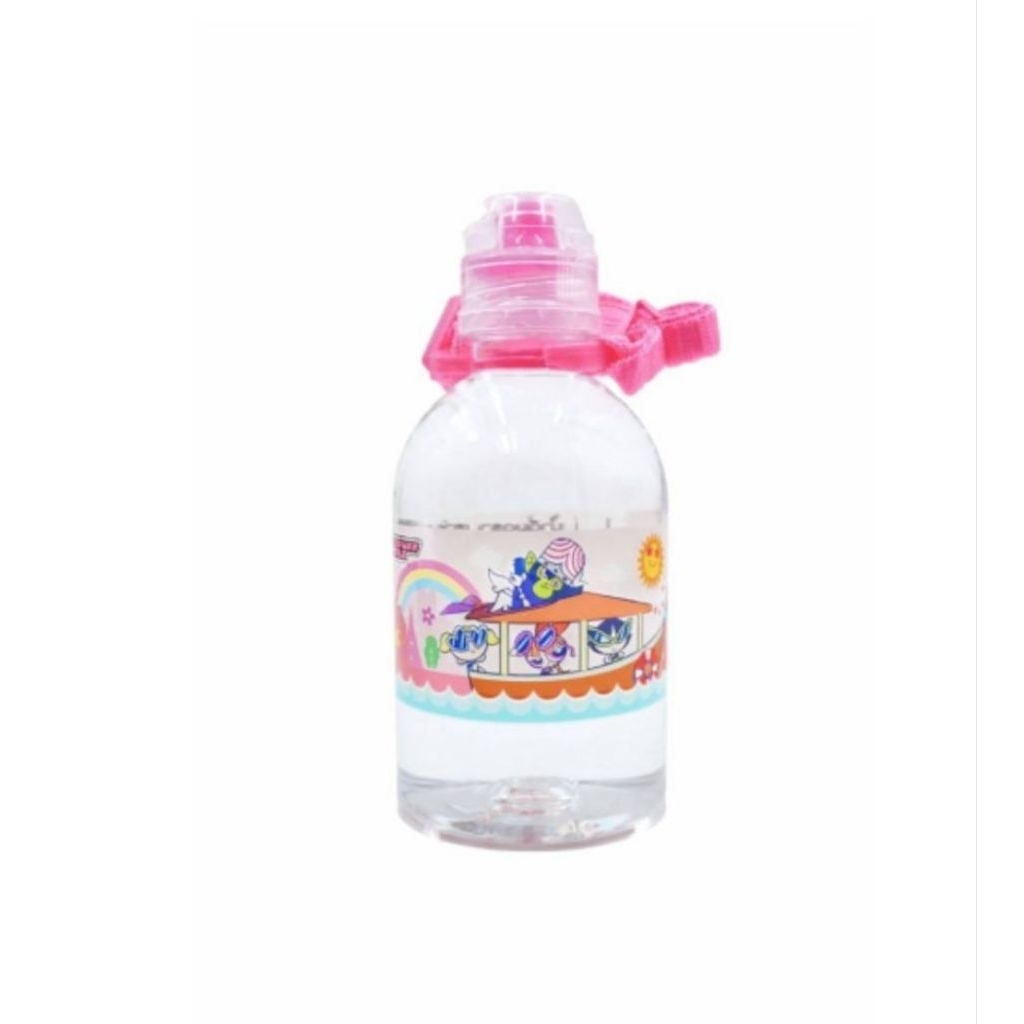 น้ำดื่ม น้องเนย ,  PowerPuff มาพร้อมสายคล้องคอ บัตเตอร์แบร์ ขนาด 300 ml จุกสปอร์ตดื่มง่ายพกพาสะดวก แท้เซเว่น100%