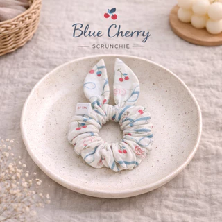 ยางรัดผม •BK-TIN HANDMADE• 🐰 Bunny Scrunchie Collection ยางมัดผมหูกระต่าย ผ้านุ่ม ไม่กินผม สไตล์มินิมอล น่ารักเกาหลี