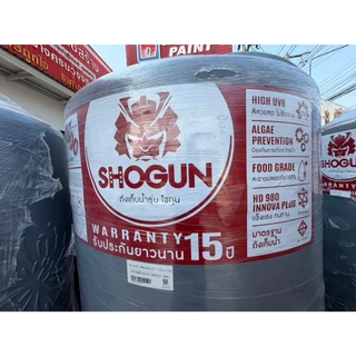 <พร้อมส่ง> ถังเก็บน้ำบนดิน Wave Shogun โชกุน - 1000 ลิตร สีเทา รุ่นประหยัด ราคาดี คุ้มค่า (เฉพาะถังไม่แถมลูกลอย)
