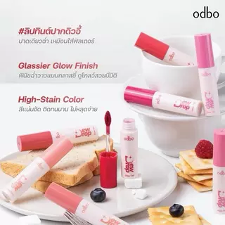 ลิปทินท์ ODBO DEW DROP GLOW TINT OD5027 ดิว ดรอป โกลว์ ทินต์ โอดีบีโอ เนื้อฉ่ำวาว ลิป ติดทน บางเบา