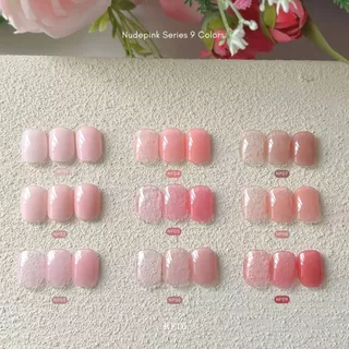 KEDI Nude Pink Series perfect gel polish 15ml สีเจลคุณภาพ โทนสีไซรัปสุขภาพดี