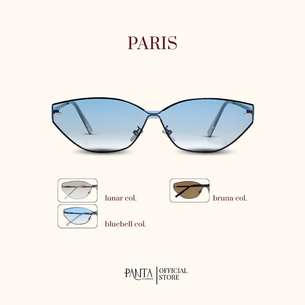 แว่นกันแดดไร้กรอบ UV400 PARIS เลนส์ PC เลือกสีไหนให้เหมาะกับคุณ