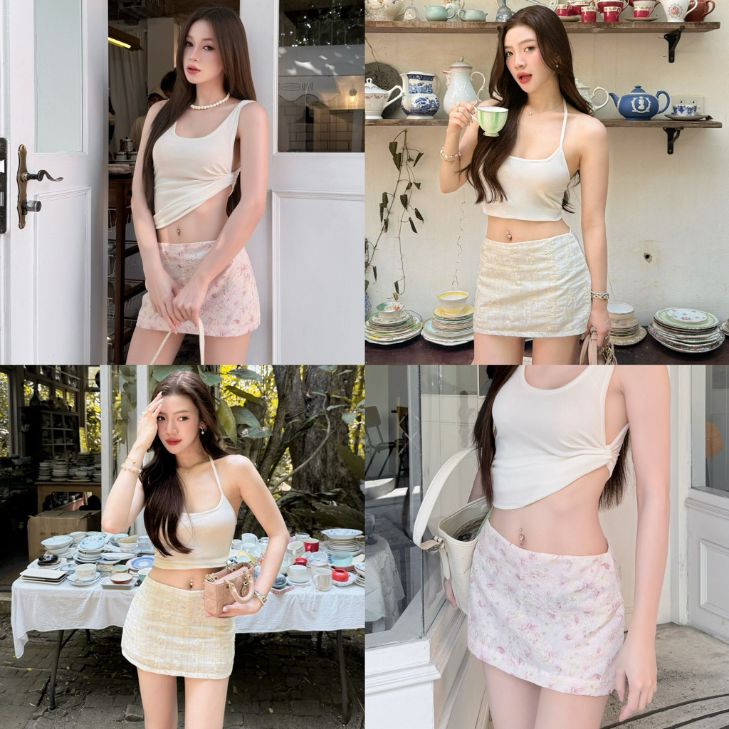 CHUWITHCHUU | RUBY MINI SKIRT (เอวต่ำ)