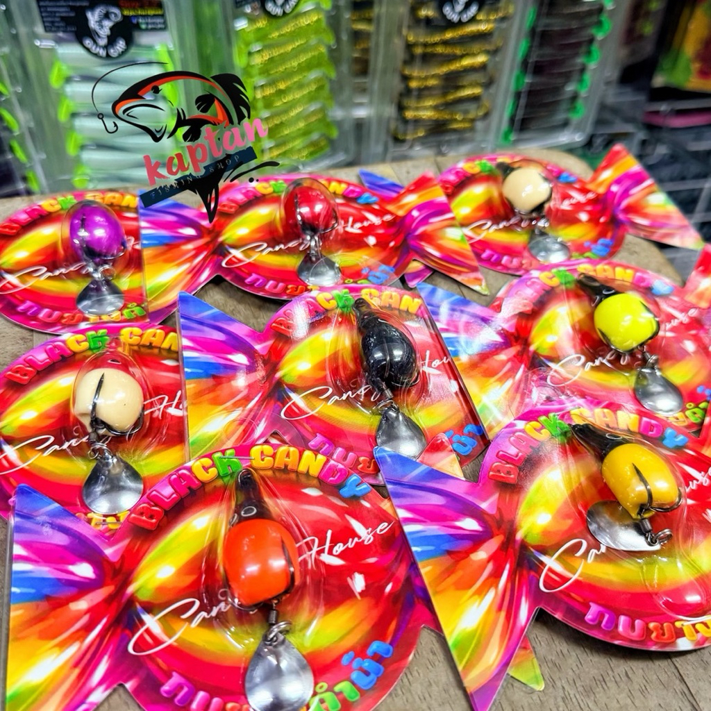 เหยื่อตกปลา กบยางดำน้ำ แบล็คแคนดี้ BLACK CANDY by CANDY House Fishing