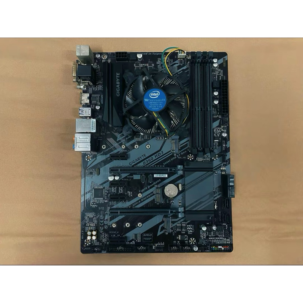 ชุดบอร์ด I7-8700 B360 HD3 ไม่มีฝาหลัง