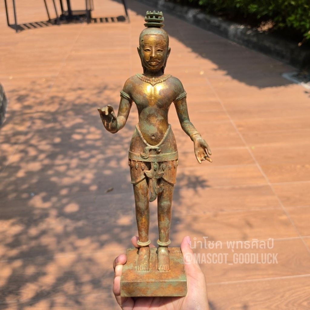 เทวรูปโบราณงานเรซิ่น ขนาด 30 เซนติเมตร