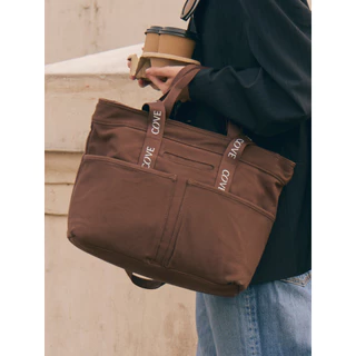 COVE Daytrip Canvas Tote กระเป๋าใส่โน๊ตบุ๊ค / Laptop 15 นิ้ว กระเป๋าสะพายไหล่ ผ้าแคนวาส น้ำหนักเบา