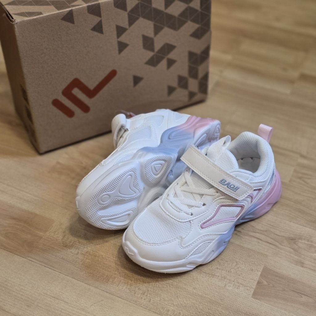 รองเท้าเด็กผ้าใบเด็ก BaojiKid  ขนาด 33-37