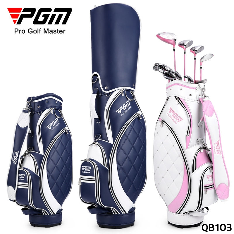 กระเป๋ากอล์ฟ PGM Golf Cart Bag For Women (QB103) 5 ช่องใส่ไม้กอล์ฟได้แบบครบชุด