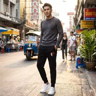 กางเกงวอร์มขายาว ราคาถูก 🔥 ล้างสต็อค M-5XL ผ้านุ่ม ใส่สบาย สุ่มลาย พร้อมส่ง