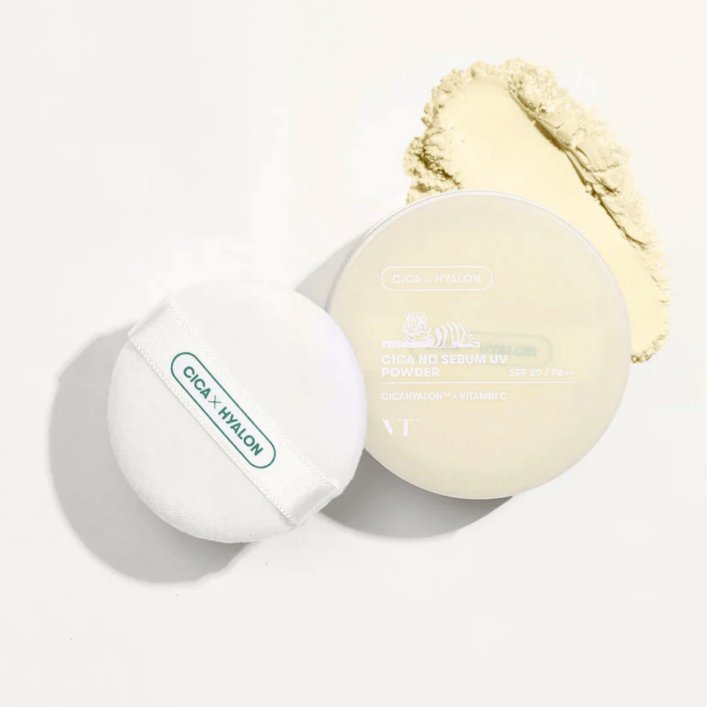 [แป้งฝุ่นตลับกันแดด] VT COSMETICS No Sebum UV Powder 5g