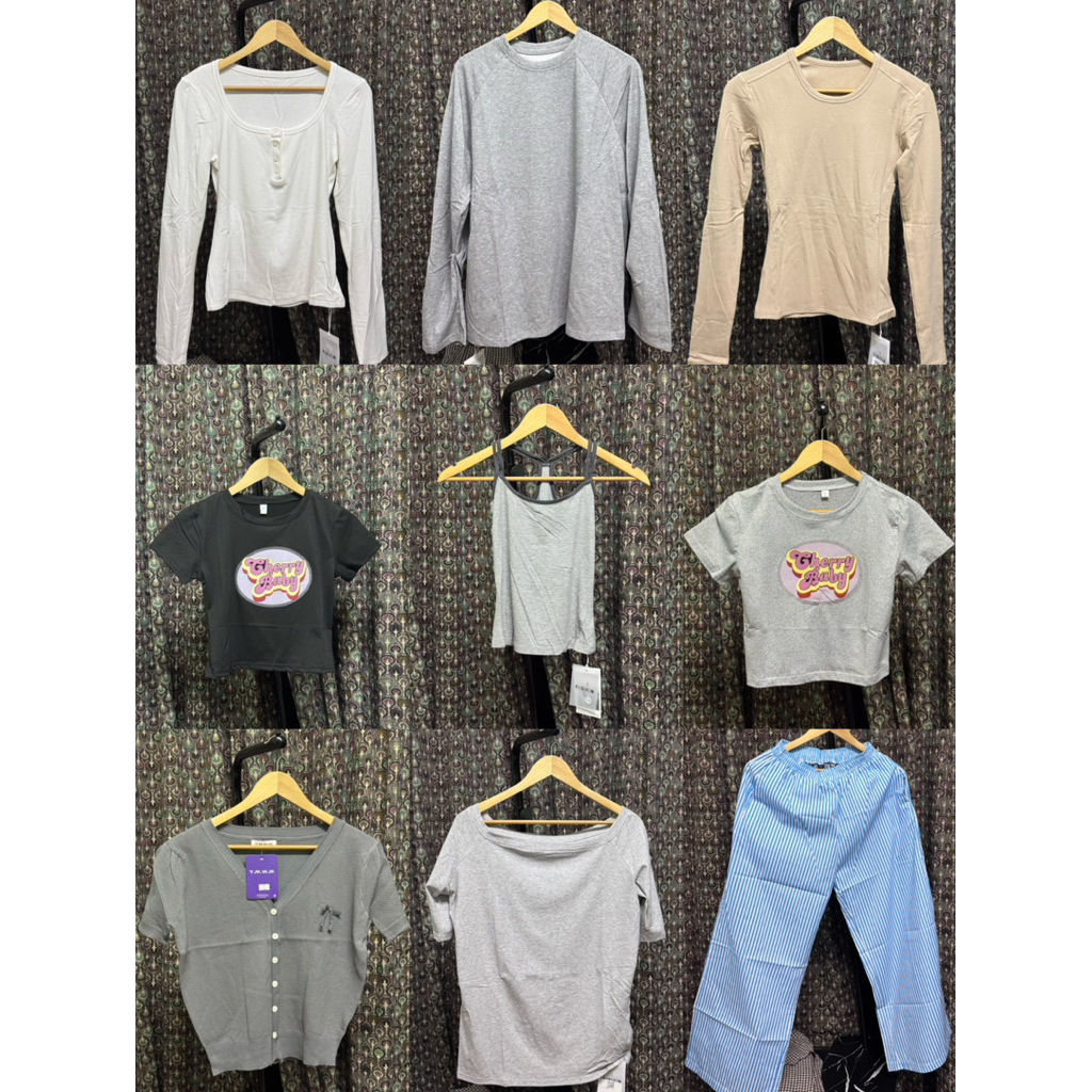 สินค้าใหม่ มือ1 เสื้อและกางเกงใส่ได้ทั้งชายและหญิง
