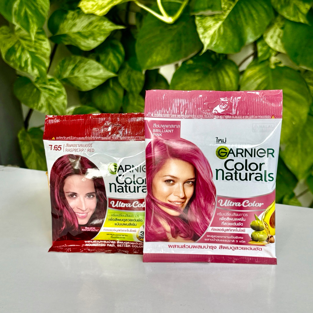 Garnier Hair การ์นิเย่ คัลเลอร์ แนทเชอรัลส์ สีย้อมผม ยาย้อมผม 1 ซอง