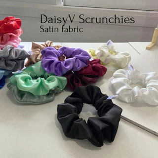 ยางรัดผม Daisy v Scrunchies • ซาตินต่วน • Pastel Collection • (thin petals)