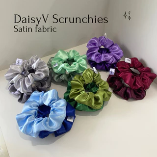 ยางรัดผม Daisy v Scrunchies • ซาตินต่วน • Pastel Collection • (thin petals)