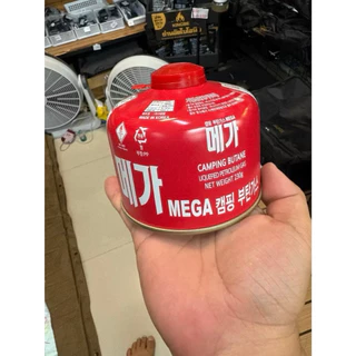 แก๊สซาลาเปา MEGA ผลิตในเกาหลี 230กรัม แก๊สซาลาเปาใช้งานเตาและตะเกียง ปลอดภัย