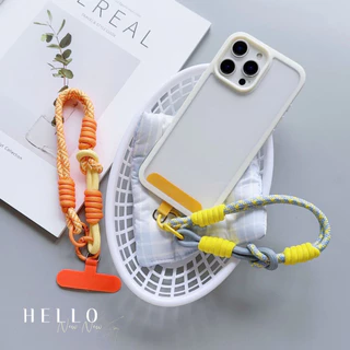 โทรศัพท์มือถือเชือกเส้นเล็กตกแต่งสามารถ Carried Twist เชือกจี้ป้องกันการสูญหายแฟชั่นข้อมือที่แข็งแกร่งสายรัดสั้นหุ้นใหม