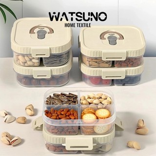 Watsuno.กล่องถนอมอาหาร กล่องข้าว กล่องเก็บอาหารในตู้เย็น กล่…