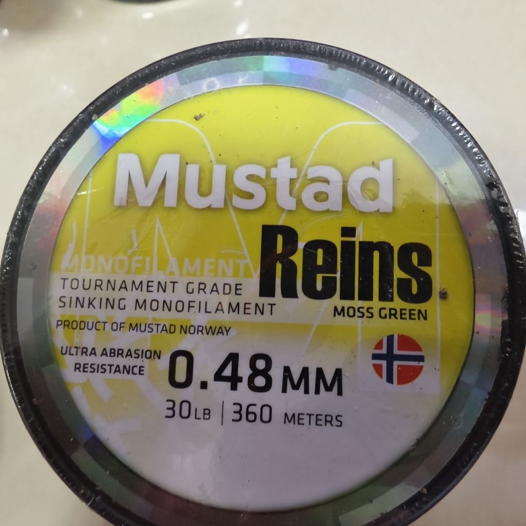 สายเอ็นตกปลาMustad reins 30bl. 40bl