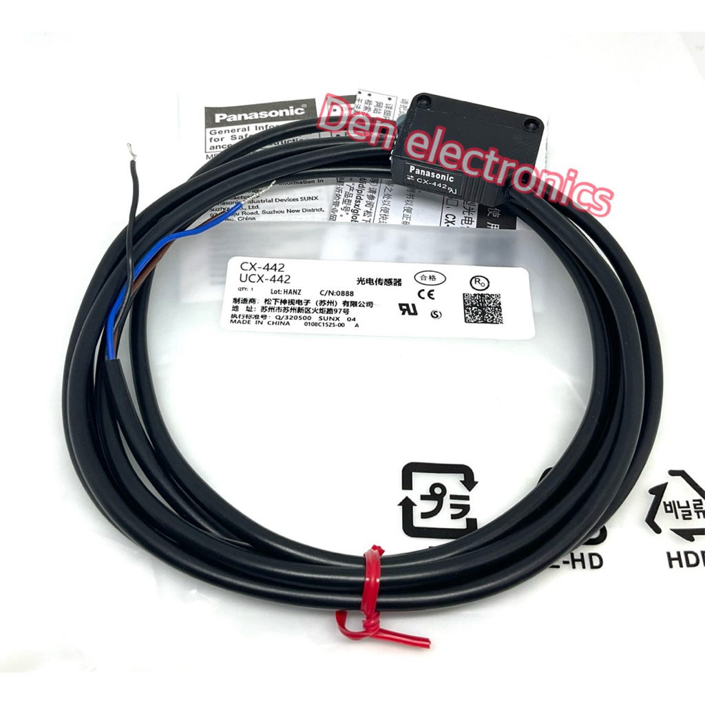 CX-442 CX442 Panasonic Photoelectric Sensor, 4สาย ระยะจับ 20mm→300mm ชนิด NPN เซ็นเซอร์ sensor พร้อม