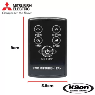 รีโมทพัดลม มิตซูบิชิ ใช้กับพัดลมมิตซูได้หลายรุ่น Universal Mitsubishi Fan Remote Control