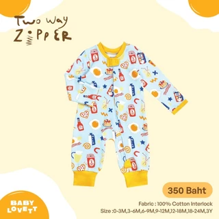 [Babylovett] Breakfast - Two-Way Zipper ชุดนอนเปิดเท้า