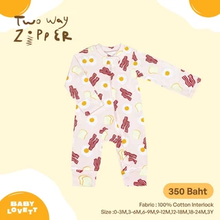 [Babylovett] Breakfast - Two-Way Zipper ชุดนอนเปิดเท้า