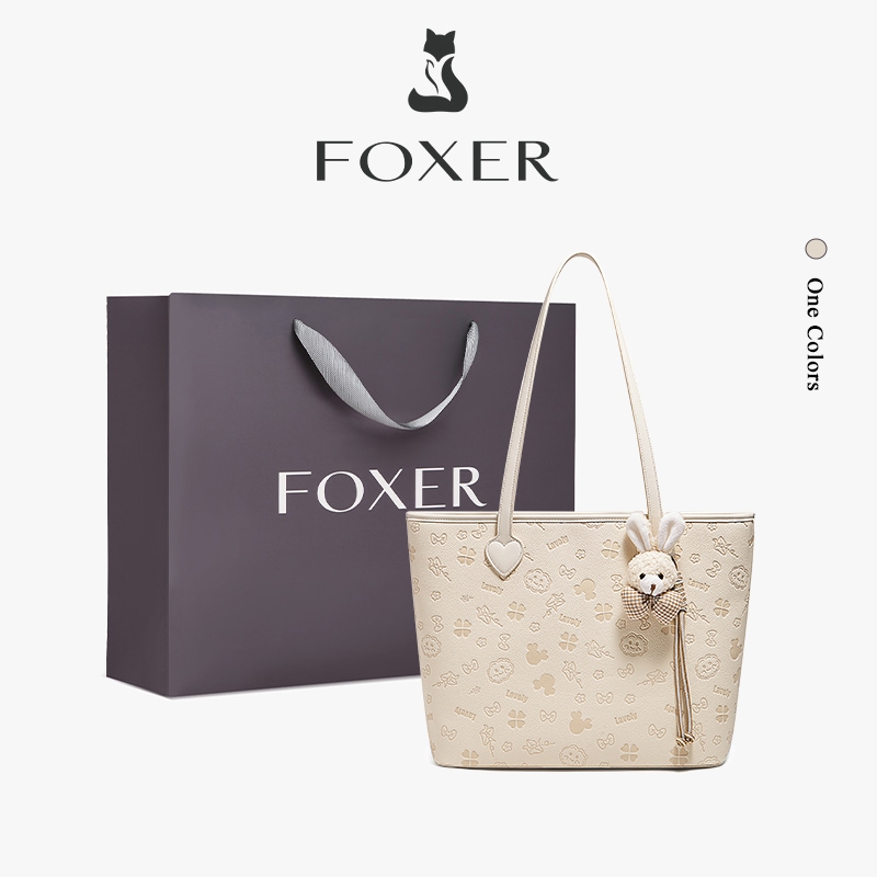 FOXER กระเป๋าสะพายไหล่สำหรับผู้หญิง กระเป๋าสวยเก๋และมีสไตล์ ของขวัญสำหรับผู้หญิง