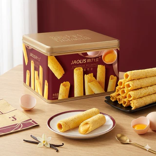 JAOLIS โรลไข่เค็ม เนยแท้ หอมกรอบละมุน แบรนด์ดังฮ่องกง แท้ [ พร้อมส่งจากไทย ] พร้อมถุงของขวัญ