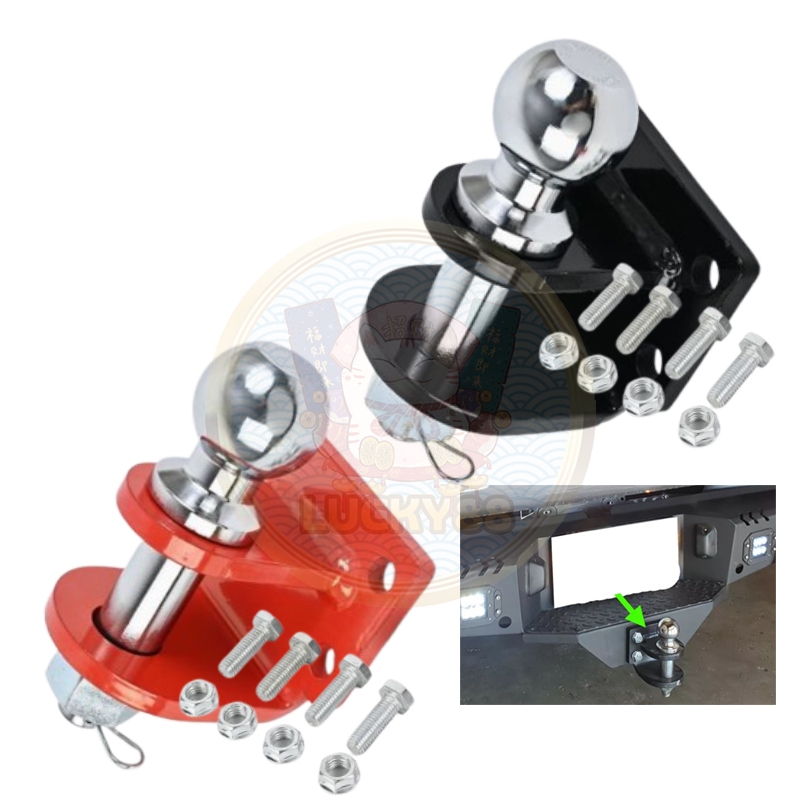 (โค้ดB9HZAลด20.-*) (ค่าส่งถูก) ตุ้มลาก หัวบอล2ชั้น หางลาก หัวบอลลากเรือ หัวบอลลากรถ ใส่กันชนท้าย Tow Bar ลากพ่วง