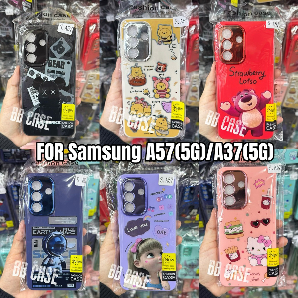 เคสกำมะหยี่ลายการ์ตูน รุ่น Samsung A57(5G)/A37(5G)!ตรงรุ่น!  เคสลายการ์ตูน สินค้าพร้อมจัดส่งในไทย