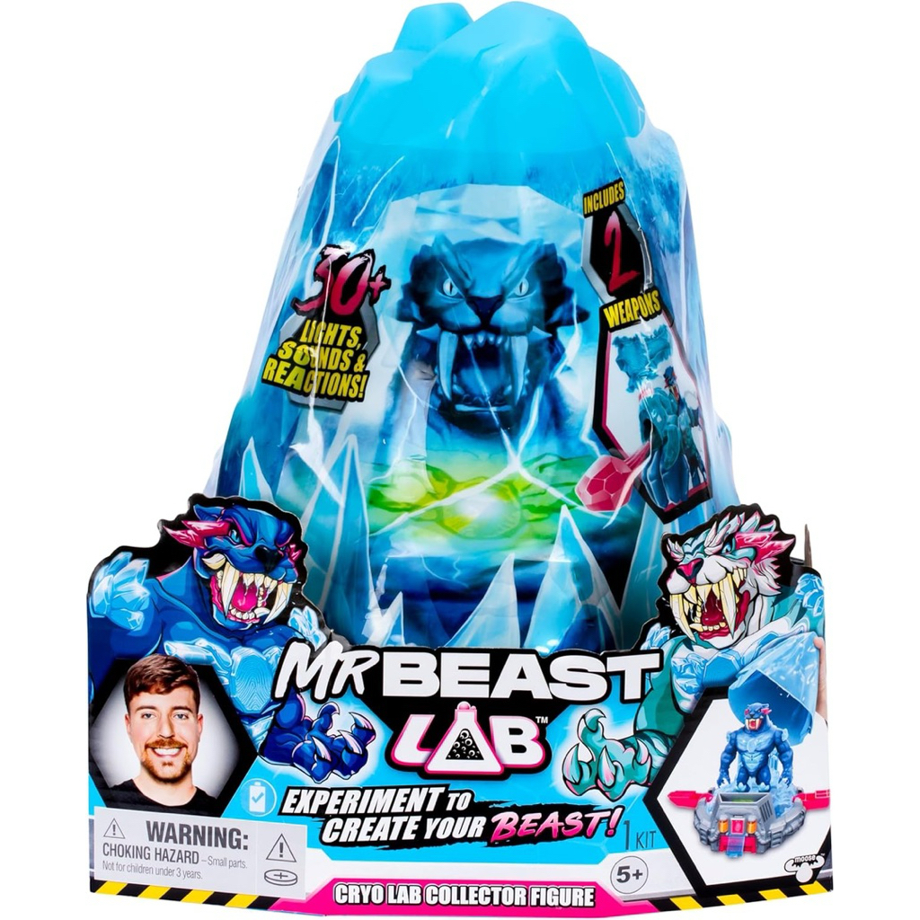 MrBeast Lab Cryo Lab Mystery Collector Figure Playset
