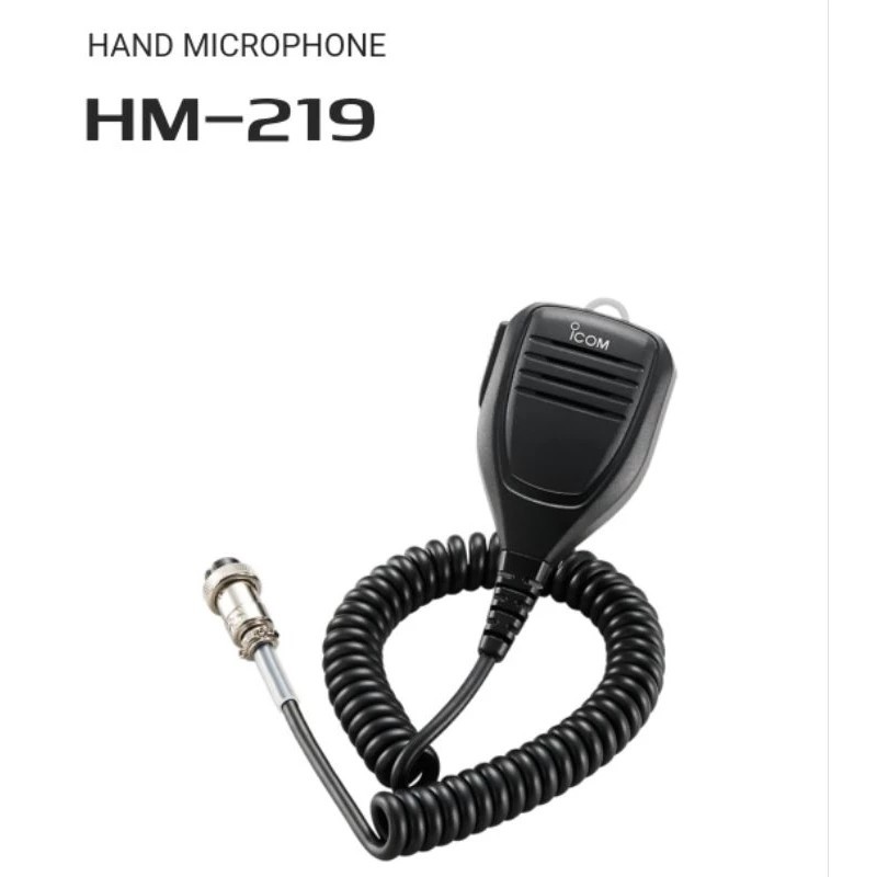 ไมค์วิทยุสื่อสาร ICOM HM-219  สำหรับ IC-718 IC-9700 IC-7300 ของเเท้ 100%