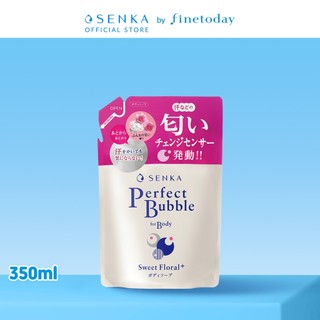 SENKA เพอร์เฟ็ค บับเบิ้ล ฟอร์ บอดี้ สวีท ฟลอรัล 350ml (ชนิดรีฟิล)