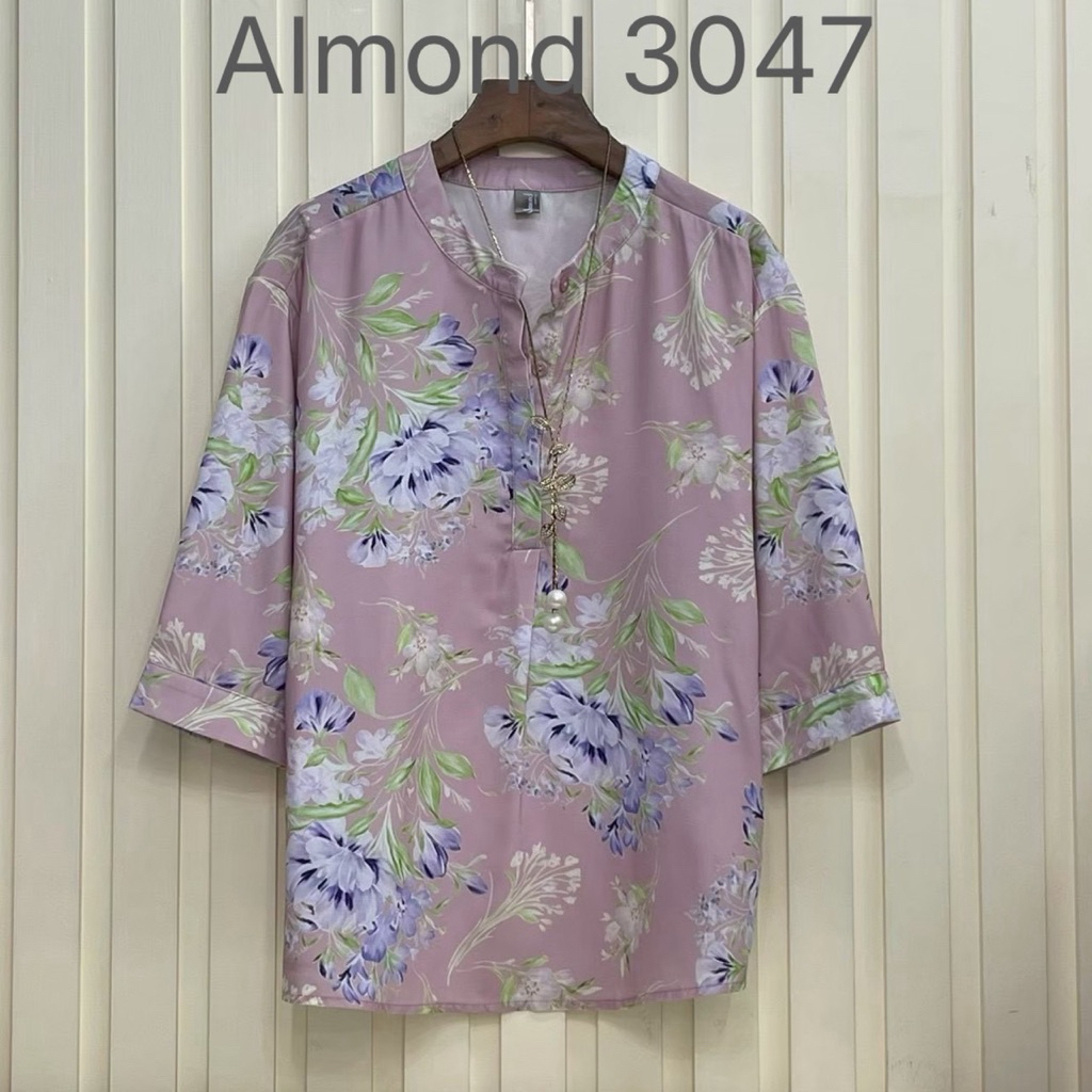Vineapple เสื้อผู้หญิงวัยทำงาน แขนสามส่วน