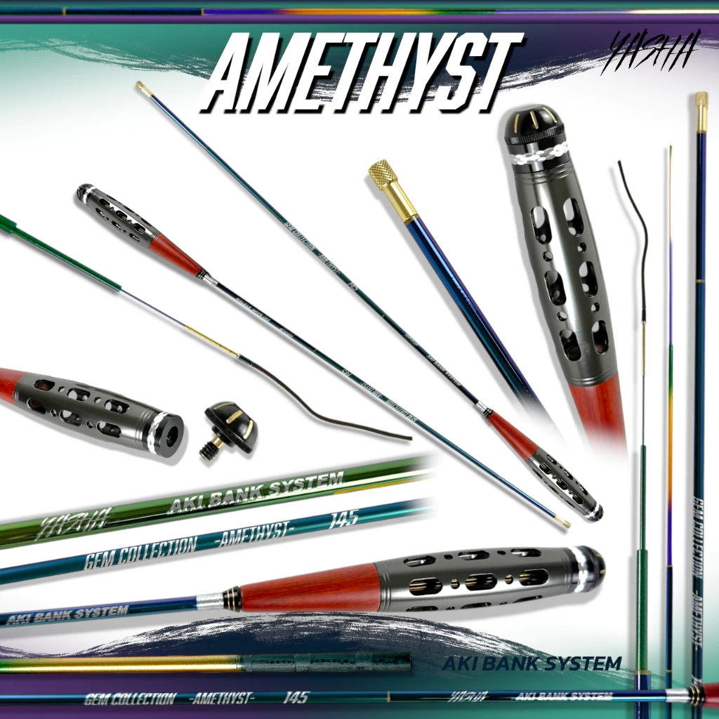 A06 คันตกกุ้ง YASHA – รุ่น AMETHYST (อะเมทิสต์) Collection GEM ระยะ 145 และ 180