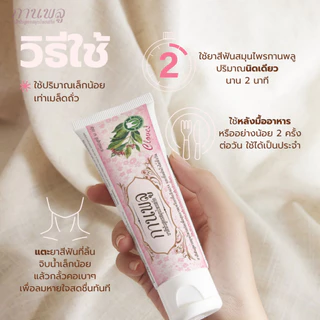 [พร้อมส่ง] กานพลู ยาสีฟันสูตรสมุนไพรสกัด ขนาด 80 กรัม