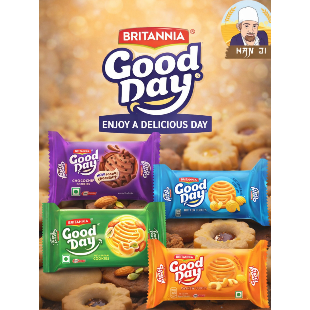 Good Day Biscuit 75g บิสกิตอินเดีย เนย ถั่วพิสตาชิโออัลมอนด์ เม็ดมะม่วงหิมพานต์