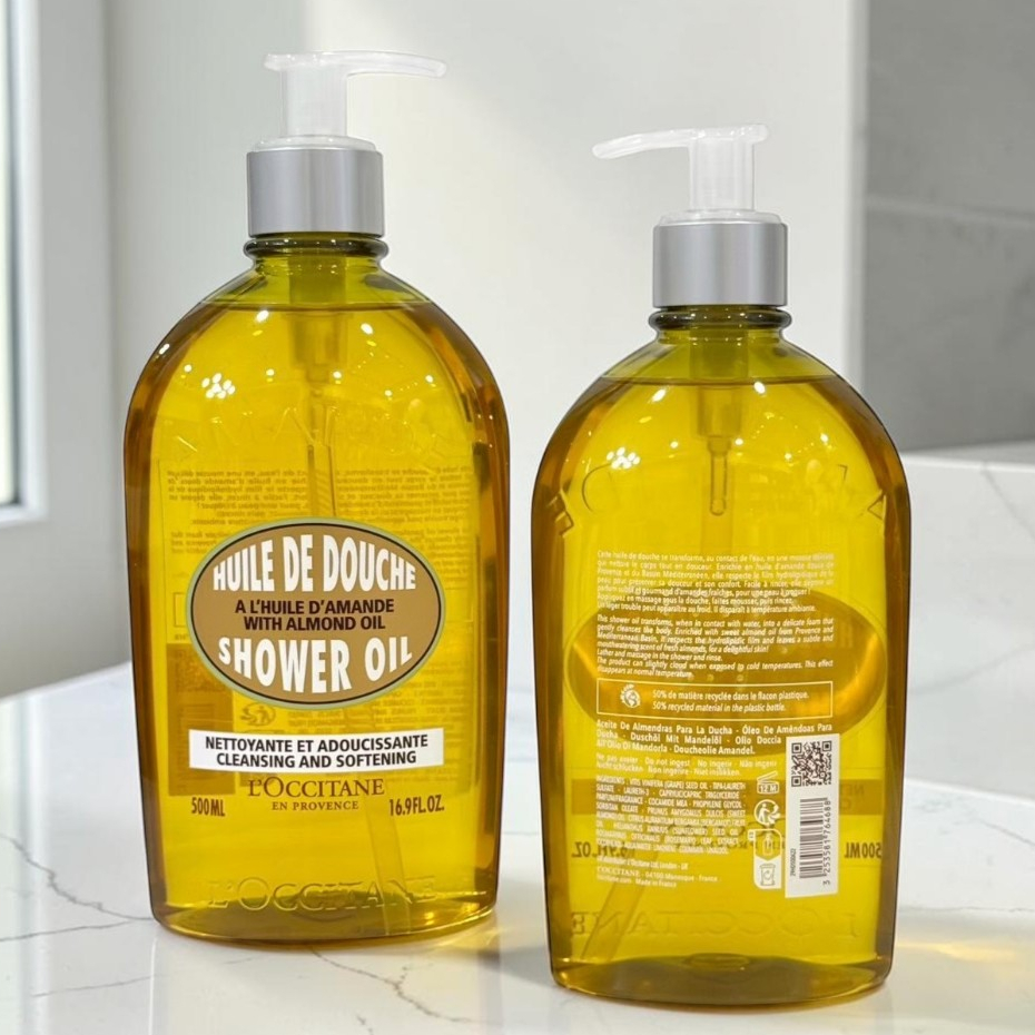 L.Occitane Almond Shower Oil (อัลมอนด์ ออยล์อาบน้ำ) มีขนาดให้เลือก