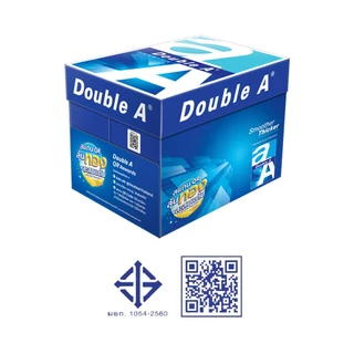 ดั๊บเบิ้ล เอ กระดาษถ่ายเอกสาร80แกรมA4 500แผ่น (Packกล่อง5รีม) DOUBLE A COPY PAPER A4 80G 500 SH. 5 REAM. X5